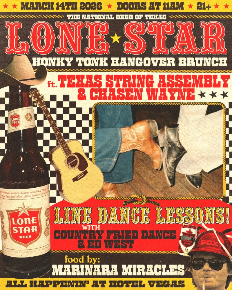 Lone Star Honky Tonk Hangover Brunch ft. Texas String Assembly, Chasen Wayne, and Line Dance Lessons with Country Fried Dance & Ed West