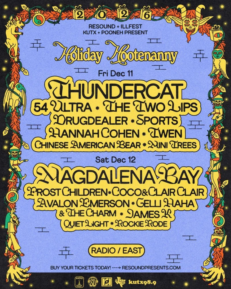 Holiday Hootenanny: Thundercat, Magdalena Bay, 54 Ultra, Frost Children, The Two Lips